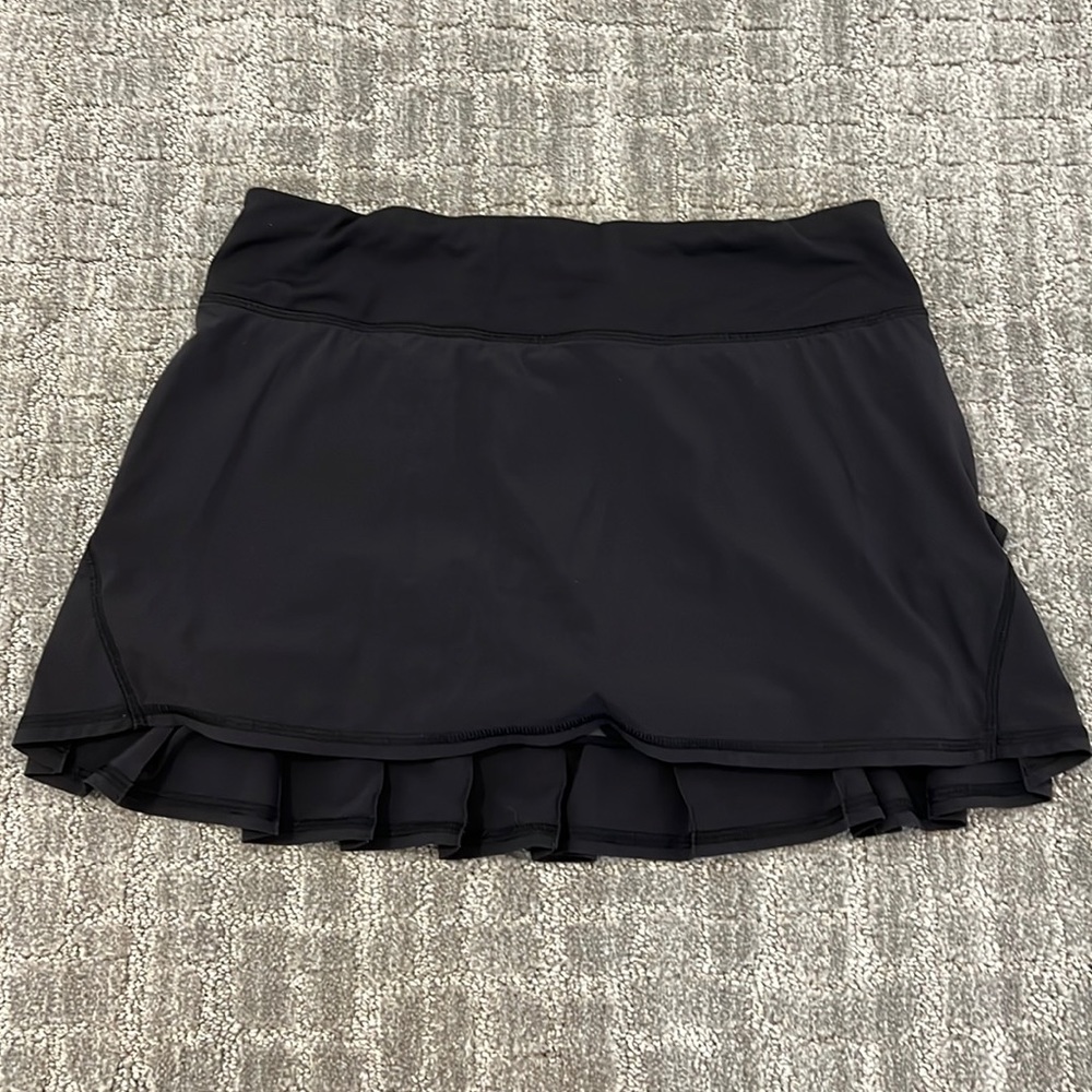 Lulu lemon black tennis skirt